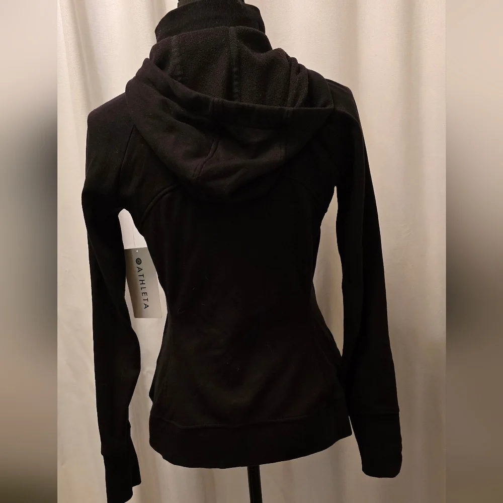 Athleta Triumph Hoodie Black S NWT - Picture 4 of 7